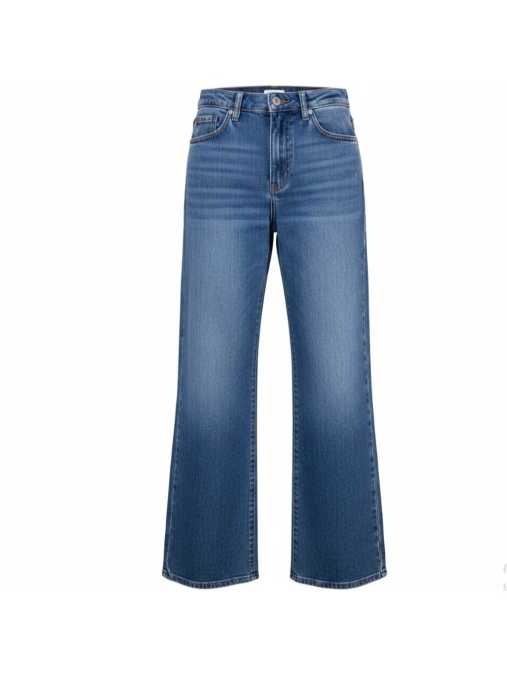 Billabong Womens Blue Denim High Waist Wide Leg Jeans Size 27
